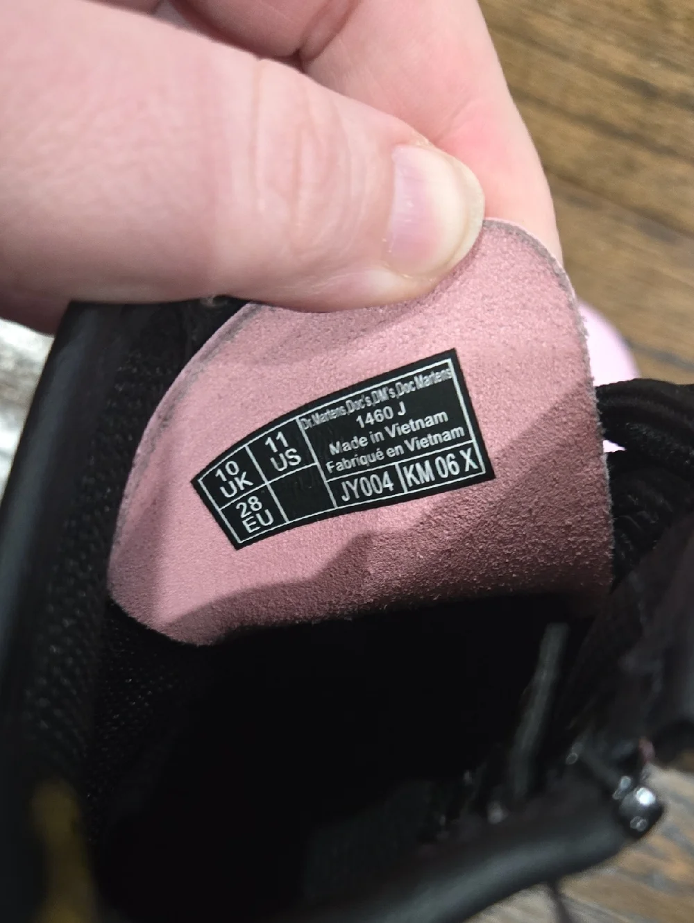 Dr. Martens Light Baby Pink Boots Kids Size 11